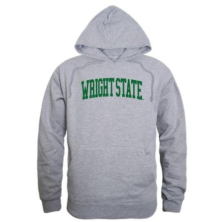 W REPUBLIC W Republic 503-416-HGY-03 Wright State University Men GameDay Hoodie; Heather Grey - Large 503-416-HGY-03